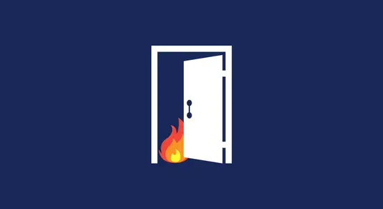 If you discover a fire in your flat